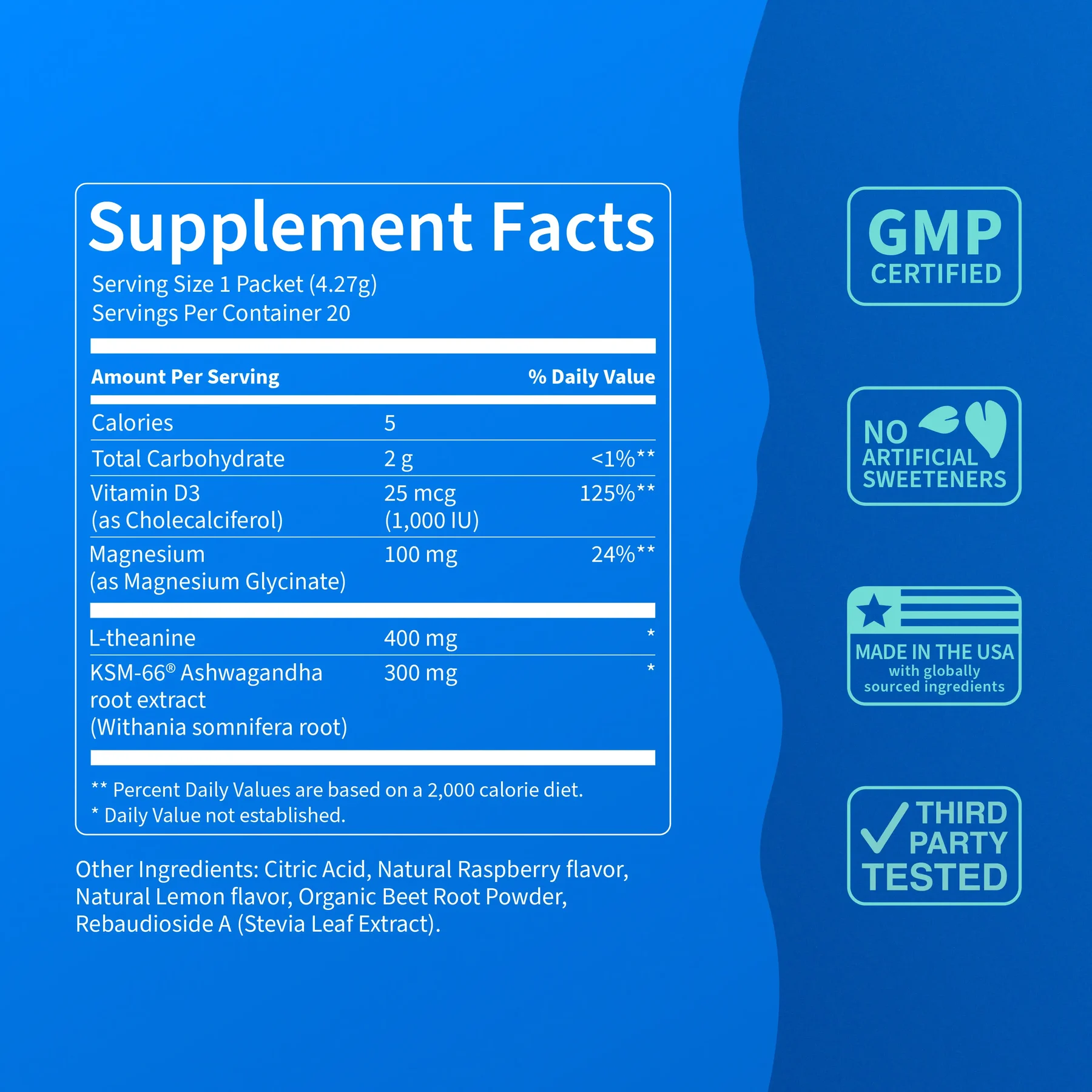Nello SuperCalm - Calming Drink Mix (20 Sachets)