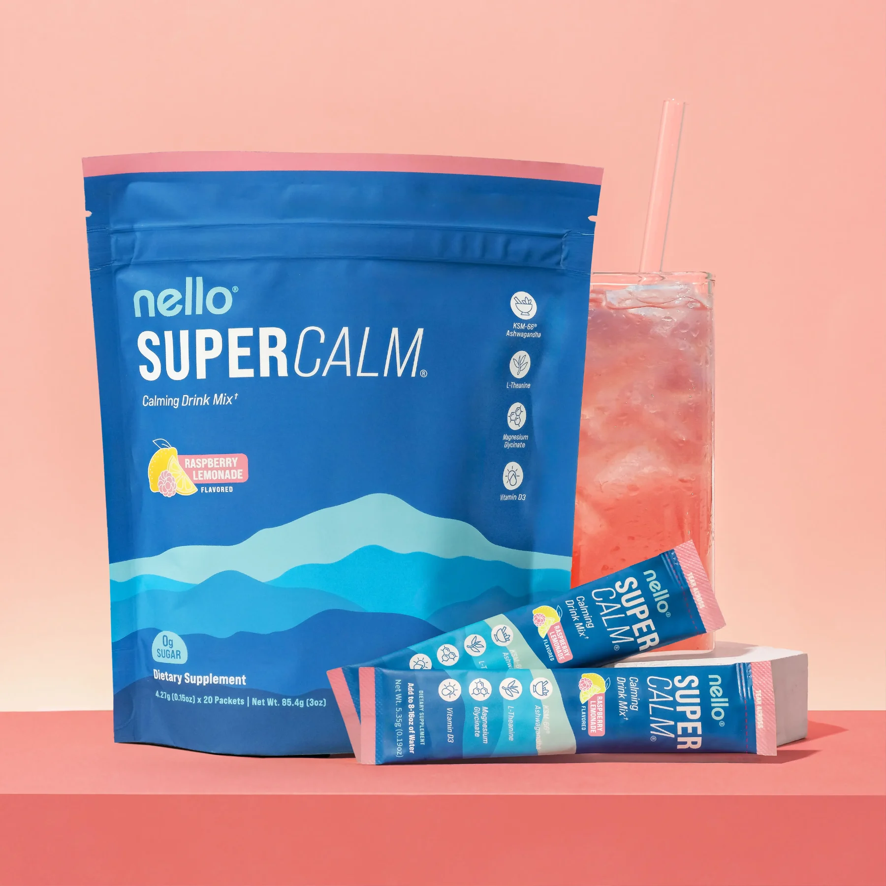 Nello SuperCalm - Calming Drink Mix (20 Sachets)